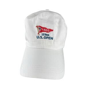 LACC Golf 123rd USGA Member By Ahead White Adjustable Basbeball Cap